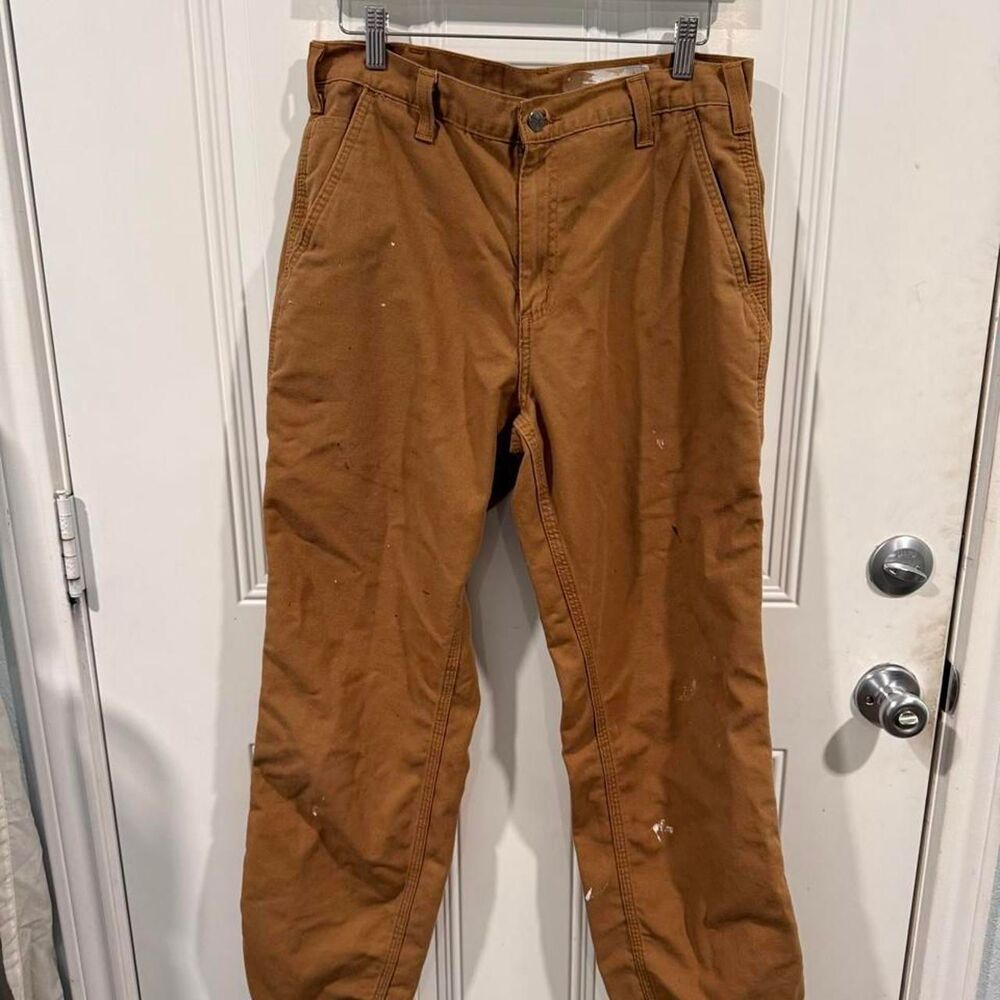 Carhartt Men's Brown and Tan Trousers